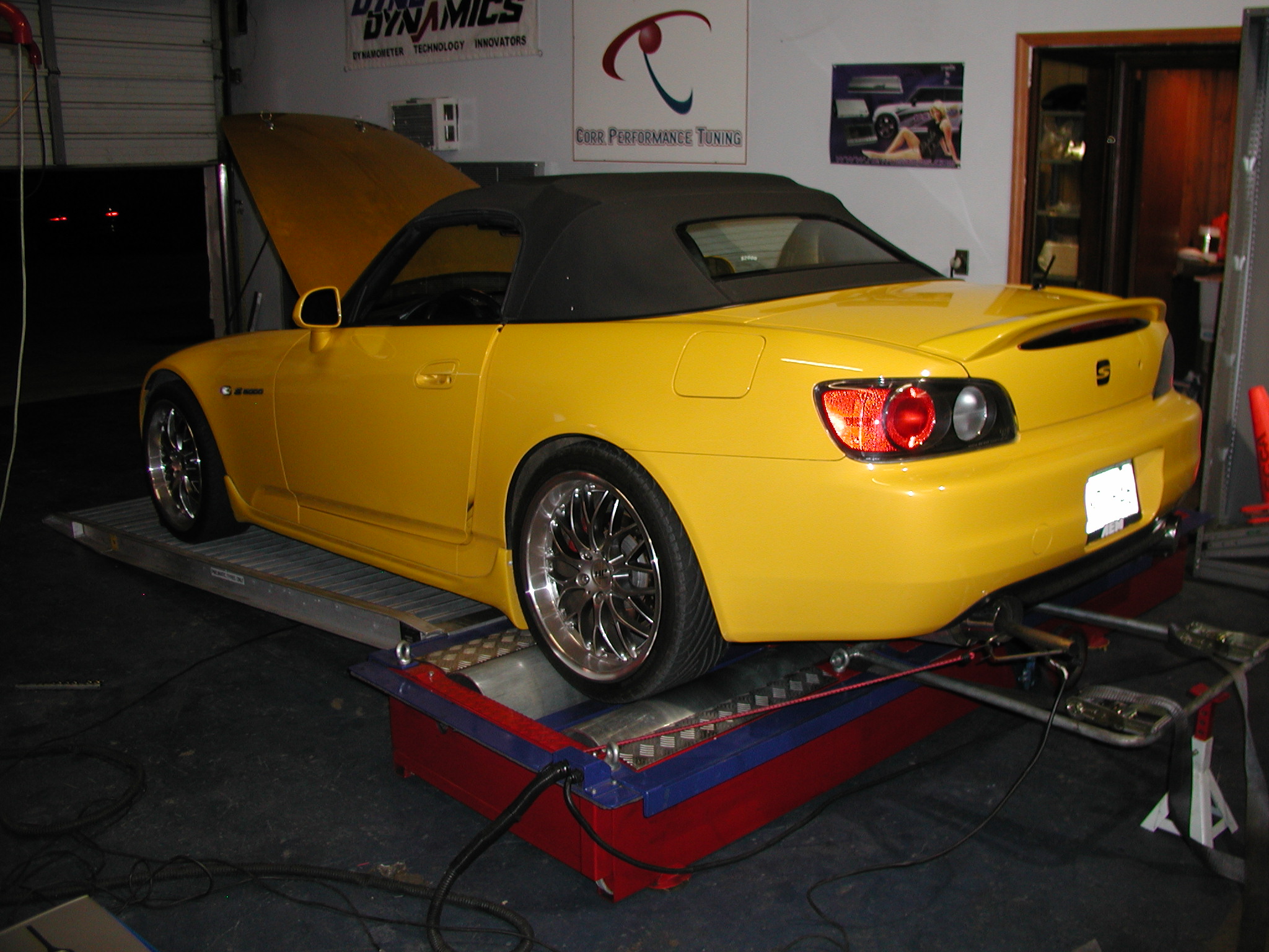 AP1 on the 2wd dyno